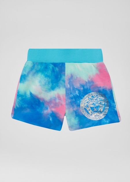 Versace Tie-Dye Print Medusa Shorts Tjej - 612403CFN